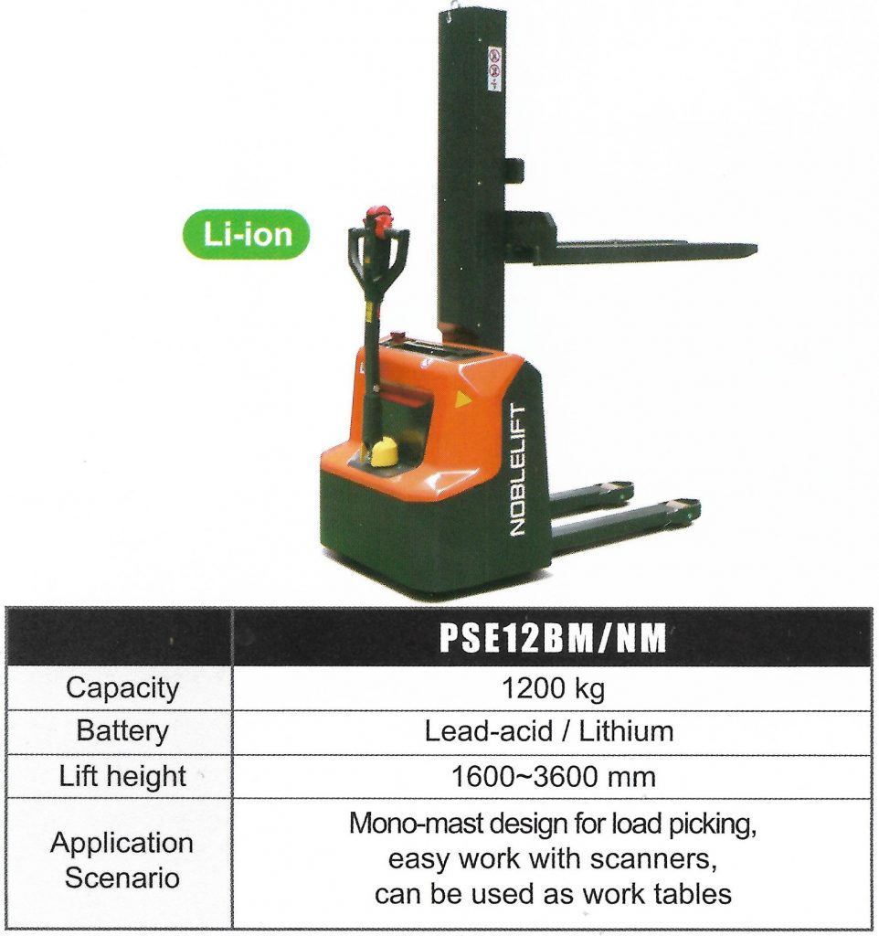 Noblelift Electric Stacker PSE12BM NM