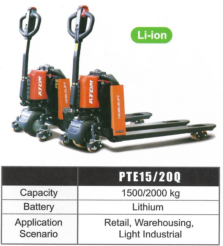 Noblelift Pallet Trucks PTE15 20Q Spec